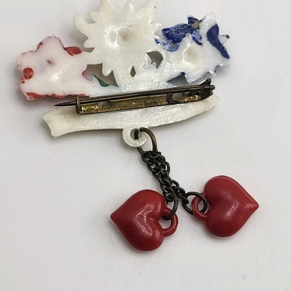 Vintage Germany Celluloide Souvenir‎ Brooch Pin